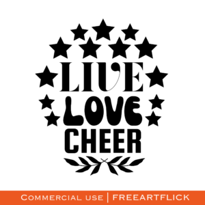 free cheerleading svg