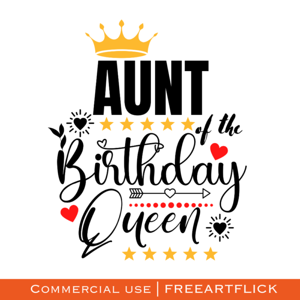 happy birthday aunt svg free