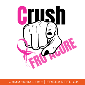 Free Crush Cancer SVG Download