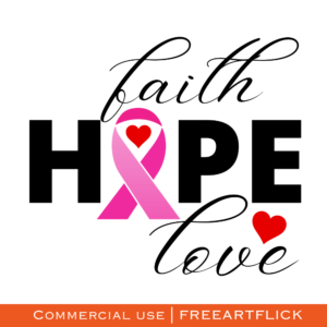 Free Faith Cancer SVG Download