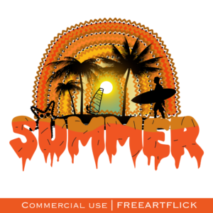 Free Summer Party Time SVG Download