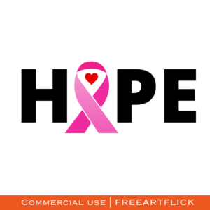 Hope Cancer SVG Image Download