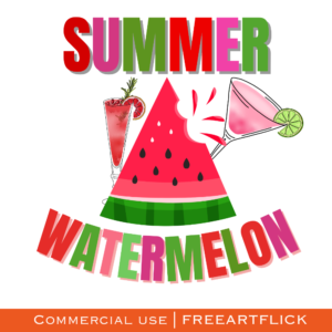 Summer Watermelon SVG Image Download