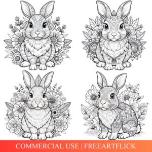 Bunny Coloring Page