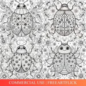 Ladybug Coloring Page