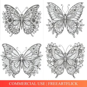 Butterfly Coloring Pages