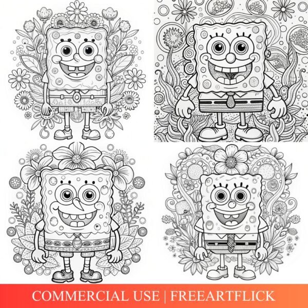 SpongeBob coloring pages