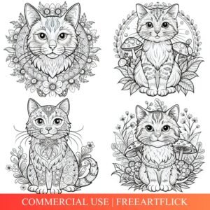 Cat Coloring Pages