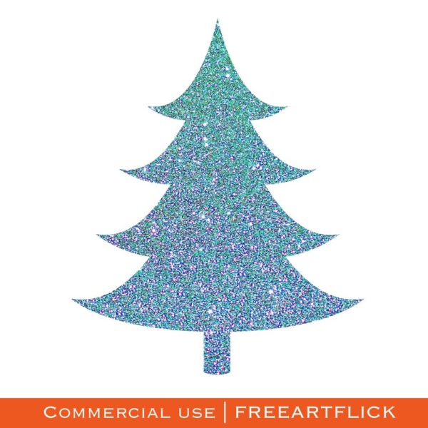 Blue Diamond Designed Christmas Tree SVG