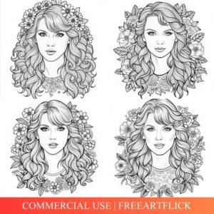 Taylor Swift coloring pages