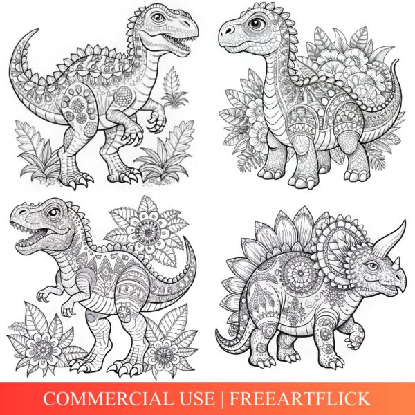 Dinosaur Coloring Pages