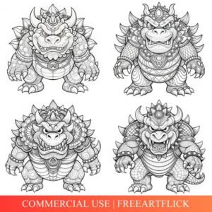 Bowser Coloring Pages