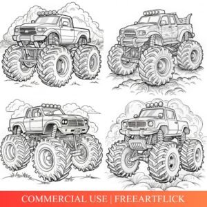 Monster Truck Coloring Pages