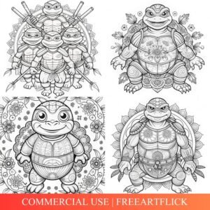 Ninja Turtles Coloring Pages