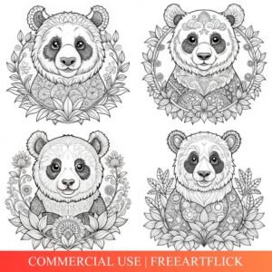 Panda Coloring Pages