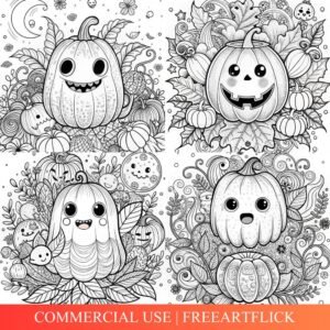 Best Pumpkin Coloring Pages Free