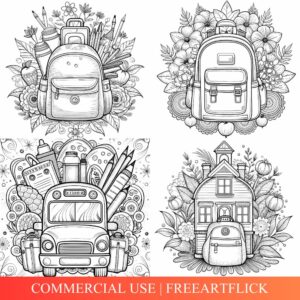 Back to School Coloring Pages Free