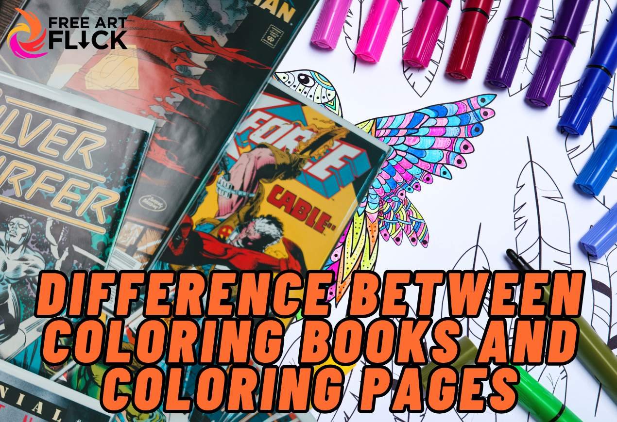 Difference Between Coloring Books and Coloring Pages