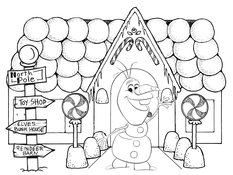 Disney Christmas Coloring Pages