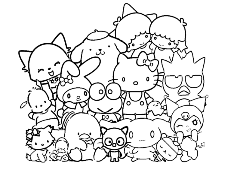 Sanrio Coloring Pages