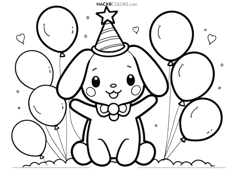 Cinnamoroll Coloring Pages