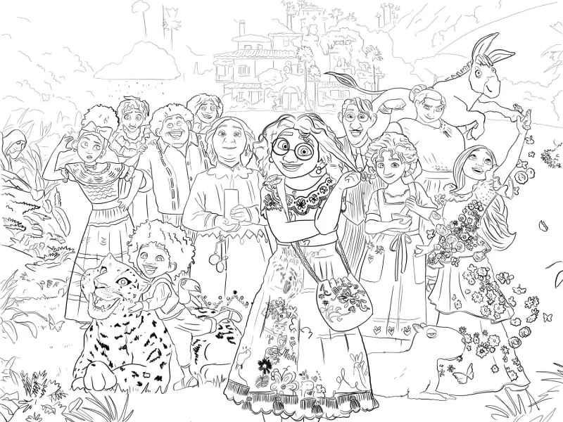 Encanto Coloring Pages